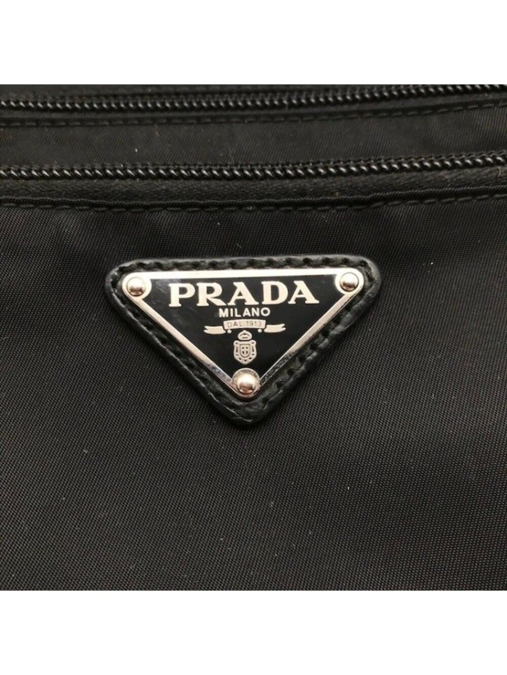 Prada Waist Pouch Nylon Tessuto Black - Picture 10 of 10